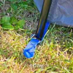 Tente Coleman Cortes pour 8 personnes bleue camping festival glamping imperméable yourte