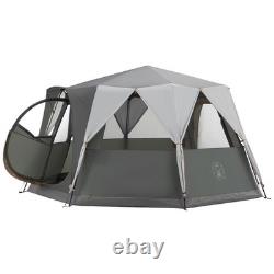 Tente Coleman Cortes pour 8 personnes, grise, camping, festival, glamping, imperméable, yourte