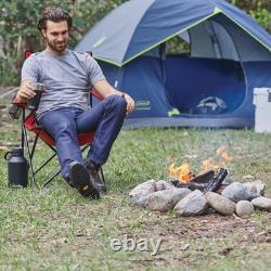 Tente Coleman Sundome pour 2 personnes avec double-toit, tente imperméable montée en 10 minutes