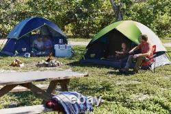 Tente Coleman Sundome pour 2 personnes avec double-toit, tente imperméable montée en 10 minutes