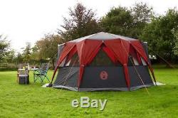 Tente Coleman Tente De Camping Festival Cortes Octagon Grand Dôme Spacieux Utilisation Facile