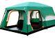 Tente Couche Camping Double Grand Espace Extérieur Étanche Saison Randonnée 10 Personnes