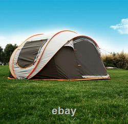 Tente De 5-8 Personnes Pop-up Outdoor Waterproof Camping Randonnée Tente De Haute Qualité