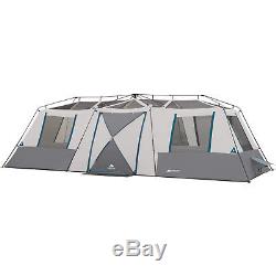 Tente De Cabine Instantanée Ozark Trail Pour 15 Personnes, Grande Chambre, Abri De Camping