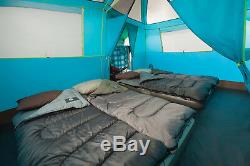 Tente De Cabine Rapide Pour 8 Personnes Avec Rangement Pour Penderie Grand Abri De Camping Familial