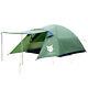 Tente De Camping 3-4 Personnes Avec Tente Imperméable De Porche Grande Tente Voyage Randonnée