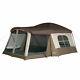 Tente De Camping En Plein Air Pour Tente Wenzel Klondike 16 X 11, Grande Pièce Pour Écran 8 Personnes, Brun