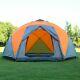 Tente De Camping En Plein Air Ultra-large Double Couche 3porte Hexagonal Yurte Tente 10 Personne