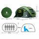 Tente De La Famille 4personnes Instant Pop Up Tente Breathable Outdoor Camping Tente De Randonnée