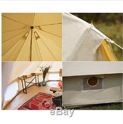 Tente De Luxe 4 Mètres Bell Tente Extérieure Eco Glamping Camping Tipi Renaissance