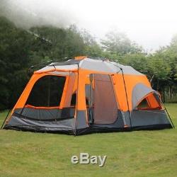 Tente De Luxe Ultra-grande Tente De Camping Extérieure Imperméable 1 Chambre 2 Chambres