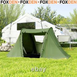 Tente Dôme 3 Places 3000mm Imperméable Fenêtres Tapis de Sol Cousu Multi Pièces FOXDEN