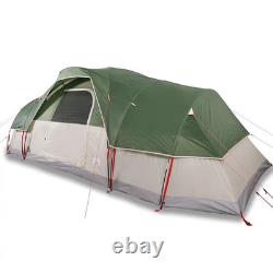 Tente Dôme Familiale WALPLUS 11 Personnes Verte Extra Grande Abri Imperméable
