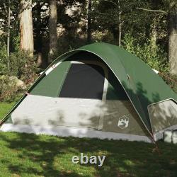 Tente Dome Familiale WALPLUS 6 Personnes Verte Grande Tente Extérieure Imperméable