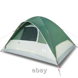 Tente Dome Familiale WALPLUS 6 Personnes Verte Grande Tente Extérieure Imperméable