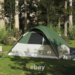 Tente Dome Familiale WALPLUS 6 Personnes Verte Grande Tente Extérieure Imperméable