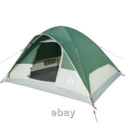 Tente Dome Familiale WALPLUS 6 Personnes Verte Grande Tente Extérieure Imperméable