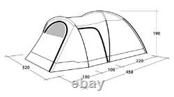 Tente Dôme Légère Outwell Cloud 5 Plus (111482) Randonnée Camping Compacte