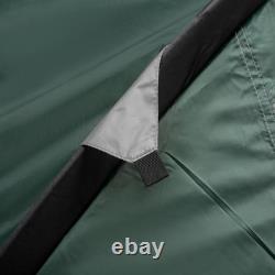 Tente Dôme Outsunny pour 3-4 Personnes avec Grandes Fenêtres Imperméable Verte