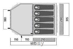 Tente Easy Camp Hidra 5 pour 5 personnes, tente à arceaux, hauteur de 1,8 m, excellent prix