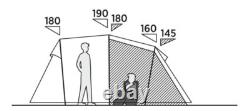 Tente Easy Camp Hidra 5 pour 5 personnes, tente à arceaux, hauteur debout de 1,8 m, excellent prix