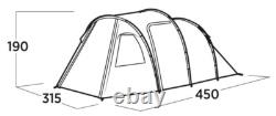 Tente Easy Camp Hidra 5 pour 5 personnes, tente à arceaux, hauteur debout de 1,8 m, excellent prix