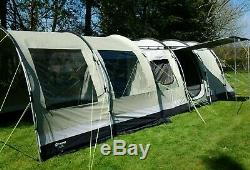Tente En Polycoton Outwell Bear Lake 4, Y Compris Une Grande Extension Avant