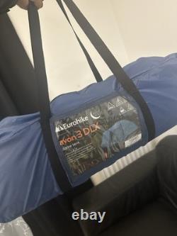 Tente Eurohike Avon 3 DLX Nightfall pour 3 personnes, toute neuve, jamais utilisée
