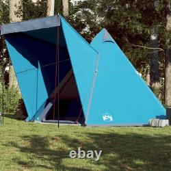 Tente Familiale Tipi 6 Personnes Bleue Imperméable