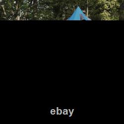 Tente Familiale Tipi VidaXL Bleue 12 Personnes Imperméable