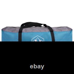 Tente Familiale Tipi VidaXL Bleue 12 Personnes Imperméable