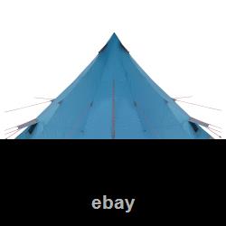 Tente Familiale Tipi VidaXL Bleue 12 Personnes Imperméable