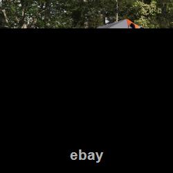 Tente Familiale VidaXL Tipi Grise et Orange 8 Personnes Imperméable