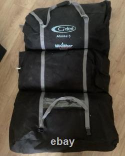 Tente Gelert Alaska 8 d'occasion, dort 8, grand espace de vie détachable, 2 portes