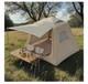Tente Gonflable Hidewalker Grande 4 Personnes (220x220x180cm) Pompe Incluse (crème)