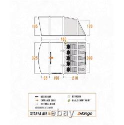 Tente Gonflable Vango Staffa Air 500, Tente Extérieure 5 Personnes Nouvelle