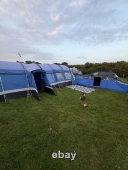 Tente HI-GEAR Frontier 6 + grand auvent + tapis HI-GEAR, équipement de camping complet