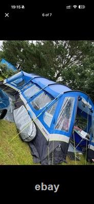 Tente HI-GEAR Frontier 6 + grand auvent + tapis HI-GEAR, équipement de camping complet