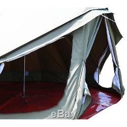 Tente Imperméable De Grande Fenêtre De Fenêtre De Vert 5m Tente De Camping Glamping De Plage
