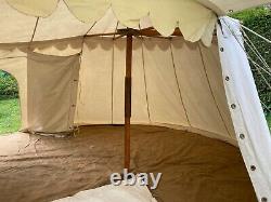 Tente Médiévale Burgundian Larp Grande Toile De Coton Lourde 22ft X 12ft X 9ft