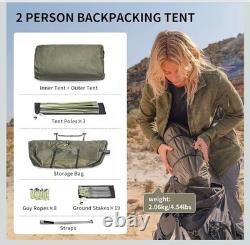 Tente Naturehike Opalus 2 UL légère pour 2 personnes, randonnée / trekking, grand porche