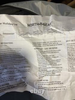 Tente North Gear 6 personnes deux chambres, utilisée une fois, en très bon état