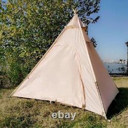 Tente Pyramid 2M Oxford pour 2 Personnes Adulte Tipi Indien pour Camping en Plein Air