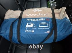 Tente Quechua Arpenaz Family 5.2 pour 5 personnes Decathlon en bon état d’occasion, bleue