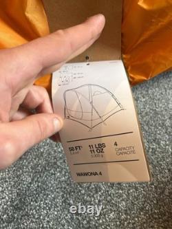 Tente The North Face Wawona 4 places, neuve avec étiquettes, scellée, orange