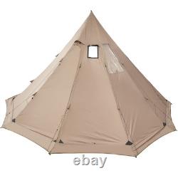 Tente Tipi Imperméable Uimoso avec Sortie pour Poêle pour Camping de 4 à 6 Personnes