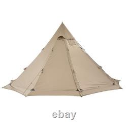 Tente Tipi Imperméable Uimoso avec Sortie pour Poêle pour Camping de 4 à 6 Personnes