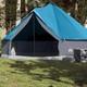 Tente Tipi Kovol Pour 8 Personnes, Bleue, Imperméable, Abri De Camping En Plein Air