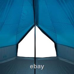 Tente Tipi KOVOL pour 8 personnes, bleue, imperméable, abri de camping en plein air