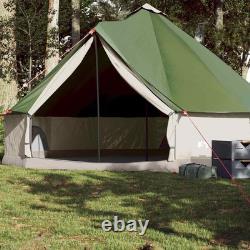 Tente Tipi Verte Imperméable pour 8 Personnes VidaXL Abri de Camping en Plein Air